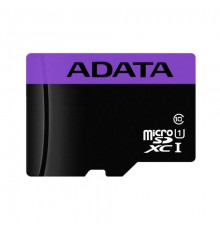 Карта памяти ADATA microSDXC 64GB ADATA Memory Card AUSDX64GUICL10-RA1 UHS-I Class 10, 50/10 MB/s, Adapter, RTL AUSDX64GUICL10-RA1 (796849)