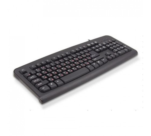 Клавиатура Lime K-0494 RLSK USB Standart Black 104 keyboard with RUS/LAT keys and Special scroll key, Rus(red)/Lat(white),LOGO: LIME(logo color: white), brown box, cable: 1.5 m {20}