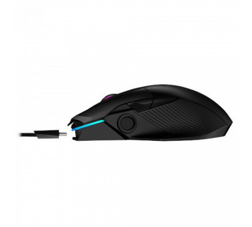 Мышь ASUS P704 ROG CHAKRAM 40g 16,000DPI Bluetooth 5.1 2.4GHz 12buttons{6}  (521659)
