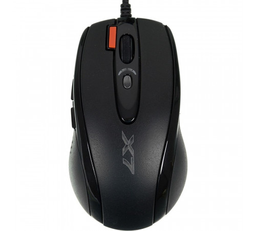 Мышь A4Tech XL-750BK USB black лазерная (3600dpi) USB2.0 игровая (6but)