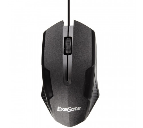 Мышь Exegate SH-9025L EX264097RUS (USB, оптическая, 1000dpi, 3 кнопки и колесо прокрутки, длина кабеля 2м, черная, Color box) (103122)