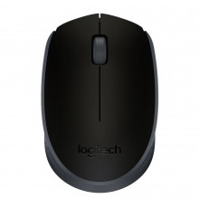 Мышь беспроводная Logitech M171 Black |910-004424| черная, оптическая, 1000dpi, 2.4 GHz, USB-ресивер, {10}, (062856)