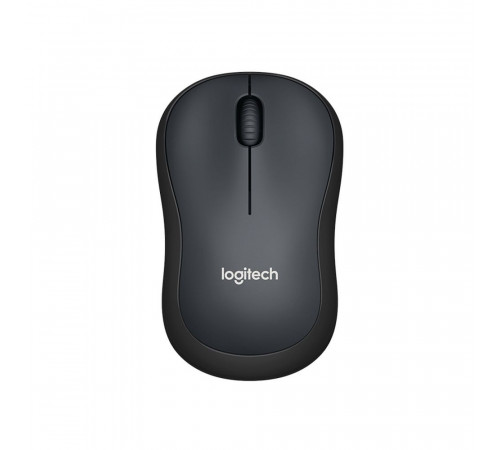 Мышь беспроводная Logitech M220 Silent Charcoal |910-004878| черная, оптическая, 1000dpi, 2.4 GHz, USB-ресивер, бесшумная (066199)
