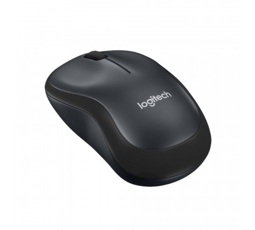 Мышь беспроводная Logitech M220 Silent Charcoal |910-004878| черная, оптическая, 1000dpi, 2.4 GHz, USB-ресивер, бесшумная (066199)