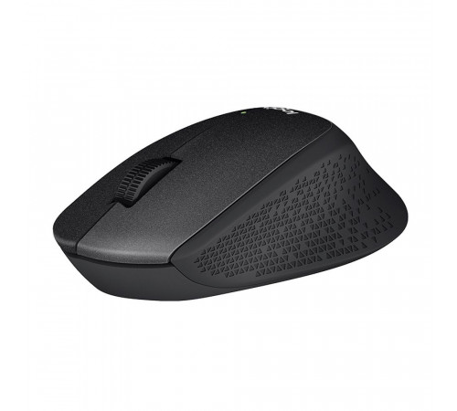 Мышь беспроводная Logitech M330 Silent Plus Black |910-004909| черная, оптическая, 1000dpi, 2.4GHz, USB-ресивер, бесшумная, под правую руку (066670)