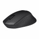 Мышь беспроводная Logitech M330 Silent Plus Black |910-004909| черная, оптическая, 1000dpi, 2.4GHz, USB-ресивер, бесшумная, под правую руку (066670)