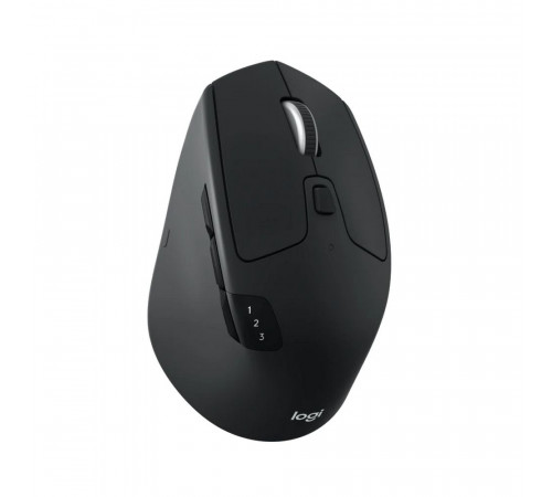 Мышь беспроводная Logitech M720 Triathlon |910-004791| черная, оптическая, 1000dpi, Bluetooth + 2.4GHz, USB-ресивер (Logitech Unifying®), 8 кнопок, под правую руку, (065086)