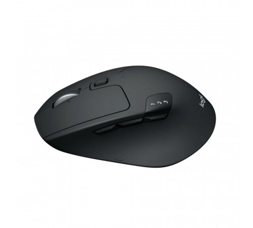 Мышь беспроводная Logitech M720 Triathlon |910-004791| черная, оптическая, 1000dpi, Bluetooth + 2.4GHz, USB-ресивер (Logitech Unifying®), 8 кнопок, под правую руку, (065086)