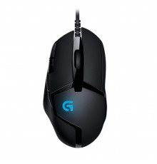 Мышь игровая Logitech G402 Hyperion Fury |910-004067| черная, лазерная, 4000dpi, USB, 2м, 8 кнопок, подсветка, под правую руку, (051768)