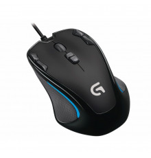 Мышь игровая Logitech G300s |910-004345| черно-синяя, оптическая, 2500dpi, 2м USB2.0, 9 кнопок, под правую руку, (053830)