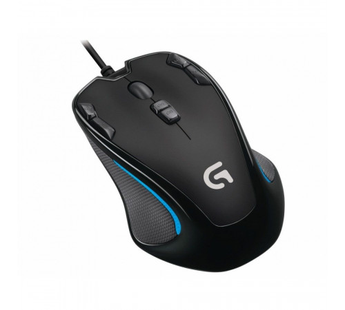 Мышь игровая Logitech G300s |910-004345| черно-синяя, оптическая, 2500dpi, 2м USB2.0, 9 кнопок, под правую руку, (053830)