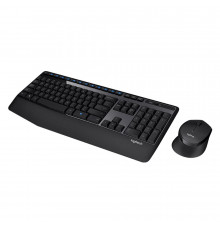 Комплект беспроводной Logitech Wireless Combo MK345 |920-008534| клавиатура черная, 104 клавиши, |920-008534| мышь M280, черная, оптическая, 3 кнопки, под правую руку, 2.4GHz, USB-ресивер, (073197)