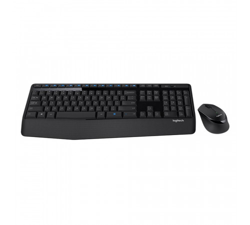 Комплект беспроводной Logitech Wireless Combo MK345 |920-008534| клавиатура черная, 104 клавиши, |920-008534| мышь M280, черная, оптическая, 3 кнопки, под правую руку, 2.4GHz, USB-ресивер, (073197)