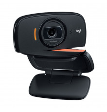 Веб-камера Logitech B525 черная, 2Mp, HD 720p@30fps, автофокус, угол обзора |960-000842| 69°, поворотная на 360°, складная конструкция, USB2.0, кабель 1.5м