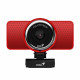 Веб-камера Genius ECam 8000 Red красная, 2Mp, FHD 1080p@30fps, угол обзора |32200001401| 90°, поворотная на 360°, универсальный держатель, USB2.0, кабель 1.5м {40}