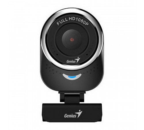 Веб-камера Genius QCam 6000 Black черная, 2Mp, FHD 1080p@30fps, угол обзора |32200002400| 90°,  поворотная 360°, универсальный держатель, USB2.0, кабель 1.5м