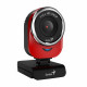 Веб-камера Genius QCam 6000 Red красная, 2Mp, FHD 1080p@30fps, угол обзора |32200002401| 90°,  поворотная 360°, универсальный держатель, USB2.0, кабель 1.5м