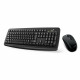 Комплект клавиатура и мышь  беспроводной Genius Smart KM-8100 |31340004402| (KM-8100/K + NX-7008) клавиатура черная, |31340004402| 104 клавиши с защитой от воды, мышь черная, оптическая, 3 кнопки, 2.4GHz, USB-ресивер (256267)