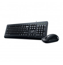 Комплект клавиатура и мышь Genius KM-160 Black |31330001415| (KB-115 + DX-160), черный, 104 клавиши, мышь оптическая, |31330001415| 3 кнопки, USB