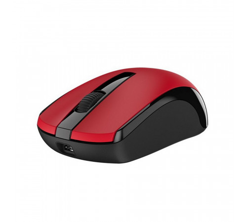 Мышь беспроводная Genius ECO-8100 Red |31030004403| красная, BlueEye, 1600dpi, 3 кнопки, 2.4GHz,  встроенный аккумулятор, USB приемник