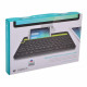 Клавиатура беспроводная Logitech K480 |920-006368| черная, Multi-Device, Bluetooth, 2 батарейки |920-006368| типа AAА