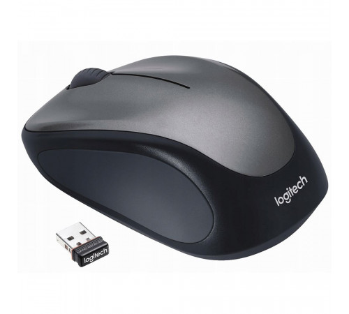 Мышь беспроводная Logitech M235 Colt Matte |910-002201| серая, оптическая, 1000dpi, 2.4  GHz/USB-ресивер (Logitech Unifying®) {10}