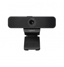 Веб-камера Logitech C925e бизнес-класс, черная, 2Mp, FHD 1080p@30fps, автофокус, угол обзора |960-001076| 78°, zoom 1.2x, сжатие H.264, складная подставка, встроенная шторка, USB2.0, кабель 1.8м