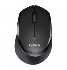Мышь беспроводная Logitech B330 Silent Plus Black |910-004913| черная, оптическая, 1000dpi, 2.4GHz, USB-ресивер, бесшумная, под правую руку, RTL {10} (066717)