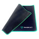 Коврик для мышки Raskat XP18 черный с зеленым, |ACD-XP18-RRB| тканевый, 400х450х3мм, нейлон + резина, обшитый, RTL