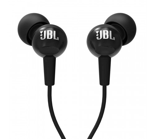 Гарнитура JBL C100SI BLACK |Earbud|1x4-pole 3.5 мм|Чувствительность 100 дБ|Длина провода 1.2 м|Цвет черный|Weight 0.02 кг