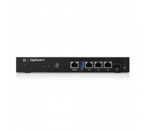 Маршрутизатор Ubiquiti EdgeRouter |ER-4| маршрутизатор 4 ядра (1 ГГц), 3х 1G RJ45, 1х SFP, (020657)