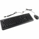 Комплект клавиатура и мышь Genius  KM-160 Only Laser |31330001430| черный, клавиатура KB-115, 104 клавиши, мышь |31330001430| DX-160, оптическая, 3 кнопки, USB (256182)
