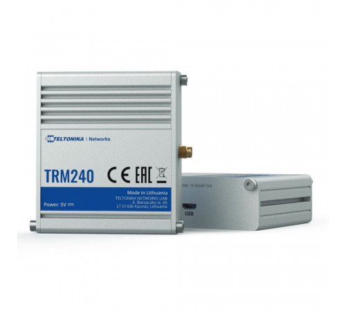 Модем Teltonika TRM240 (TRM2400000) industrial LTE 4G/LTE (Cat 1), 3G, 2G
