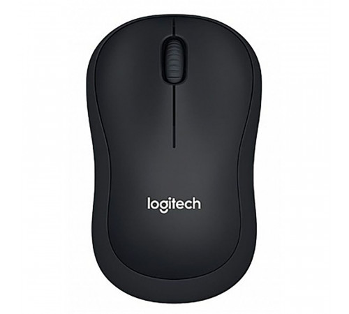 Мышь беспроводная Logitech B220 Silent Black |910-004881| черная, оптическая, 1000dpi, 2.4GHz,USB-ресивер, бесшумная, под любую руку, RTL {10} (066229)