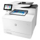 HP Color LaserJet Enterprise M480f А4, МФУ, лазерное, цветное, 27стр/мин, 600dpi, 800МГц, 2Гб,50АПД,  250+50, AirPrint/USB/Ethernet, 2400стр/картридж, (3QA55A)