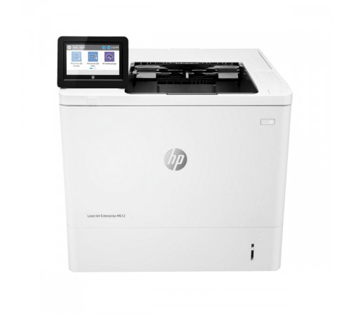 Принтер HP  LaserJet Enterprise M612dn A4, лазерный, черно-белый, 71стр/мин, 1200dpi, 1200МГц, 512Мб, 550+100, AirPrint/USB/Ethernet , 10500стр/картридж, (7PS86A)