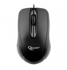 Мышь Gembird MUSOPTI8-801U, USB, черный, 2кн., 800DPI кабель 1.35м {100} (203690)