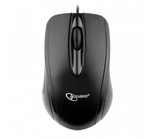 Мышь Gembird MUSOPTI8-801U, USB, черный, 2кн., 800DPI кабель 1.35м {100} (203690)