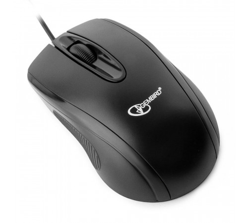 Мышь Gembird MUSOPTI8-801U, USB, черный, 2кн., 800DPI кабель 1.35м {100} (203690)