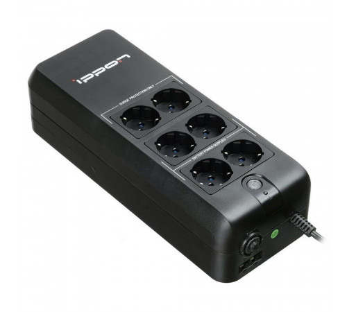 Источник бесперебойного питания Ippon Back Verso 600 Standby 300W/600VA 751617 {6}  (700011)