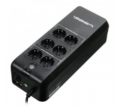Источник бесперебойного питания Ippon Back Verso 600 Standby 300W/600VA 751617 {6}  (700011)