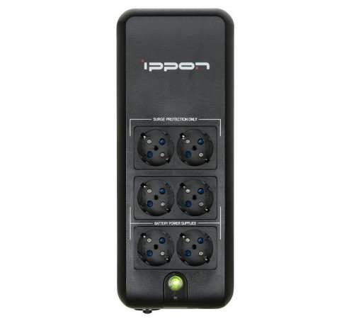 Источник бесперебойного питания Ippon Back Verso 600 Standby 300W/600VA 751617 {6}  (700011)