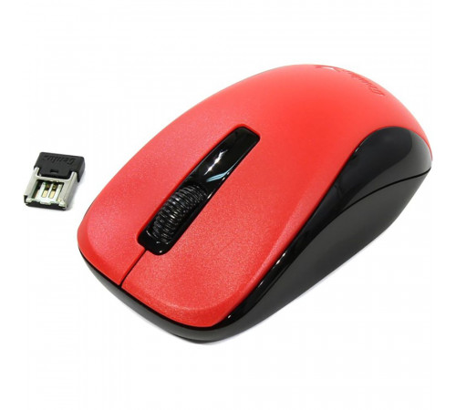 Мышь беспроводная Genius NX-7005 Red |31030127103| красная, BlueEye, 1200dpi, 3 кнопки, 2.4GHz, USB приемник (251064)