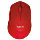 Мышь беспроводная Logitech M330 Silent Plus Red |910-004911| красная, оптическая, 1000dpi, 2.4GHz, USB-ресивер, бесшумная, под правую руку (066694)