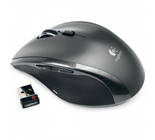 Мышь беспроводная Logitech M705 Marathon Mouse |910-001949| черная, оптическая, 1000dpi, 2.4GHz, USB-ресивер (Logitech Unifying®), 5 кнопок, под правую руку, (023901)