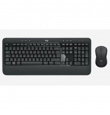 Комплект клавиатура и мышь Logitech  беспроводной MK540 Advanced |920-008686| клавиатура черная, мультимедийная, 114 |920-008686| клавиш с защитой от воды, мышь черная, оптическая 1000dpi, 3 кнопки, 2.4GHz, USB-ресивер (077478) {4}