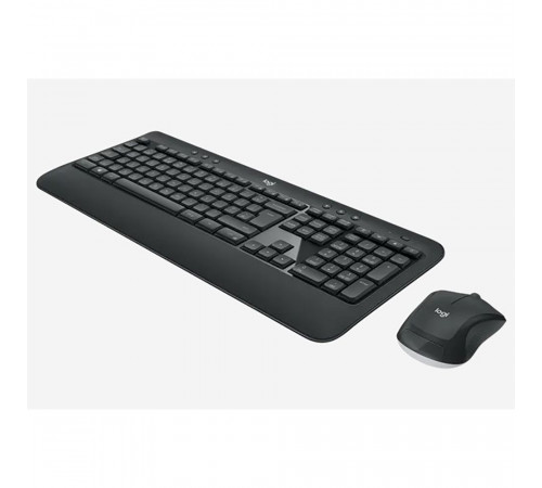 Комплект клавиатура и мышь Logitech  беспроводной MK540 Advanced |920-008686| клавиатура черная, мультимедийная, 114 |920-008686| клавиш с защитой от воды, мышь черная, оптическая 1000dpi, 3 кнопки, 2.4GHz, USB-ресивер (077478) {4}