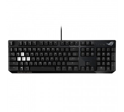 Клавиатура ASUS XA02 ROG STRIX SCOPE ROG NX Red ABS 100% USB (90MP0186-B0RA00) (085904)