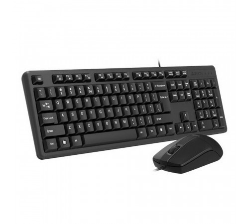 Клавиатура + мышь A4Tech KK-3330 клав:черный мышь:черный USB KK-3330 USB (BLACK) (961851)