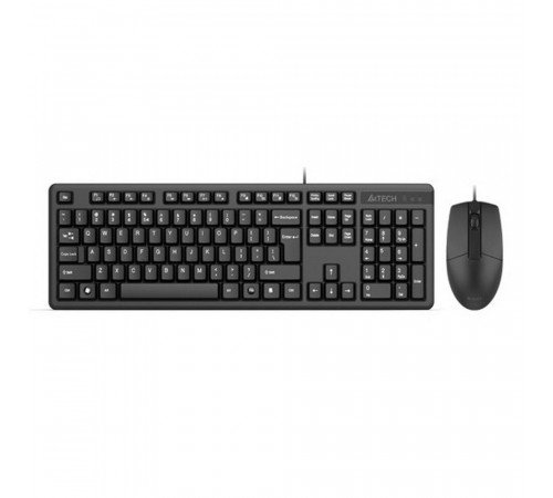 Клавиатура + мышь A4Tech KK-3330 клав:черный мышь:черный USB KK-3330 USB (BLACK) (961851)